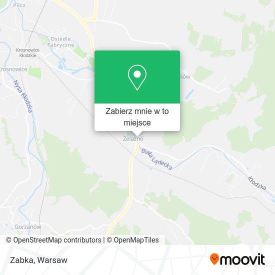 Mapa Zabka