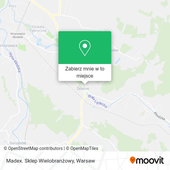 Mapa Madex. Sklep Wielobranżowy