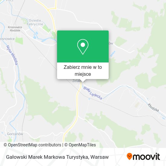 Mapa Gałowski Marek Markowa Turystyka