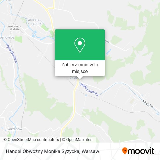 Mapa Handel Obwoźny Monika Syżycka