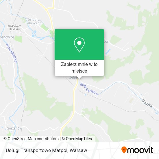 Mapa Usługi Transportowe Matpol