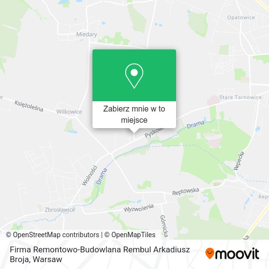 Mapa Firma Remontowo-Budowlana Rembul Arkadiusz Broja