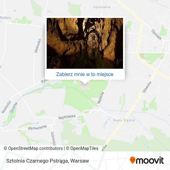 Mapa Sztolnia Czarnego Pstrąga