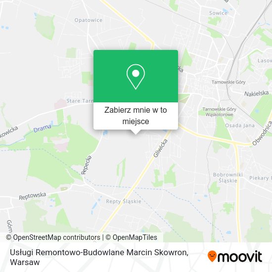 Mapa Usługi Remontowo-Budowlane Marcin Skowron