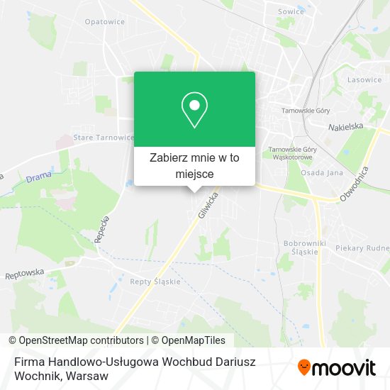 Mapa Firma Handlowo-Usługowa Wochbud Dariusz Wochnik