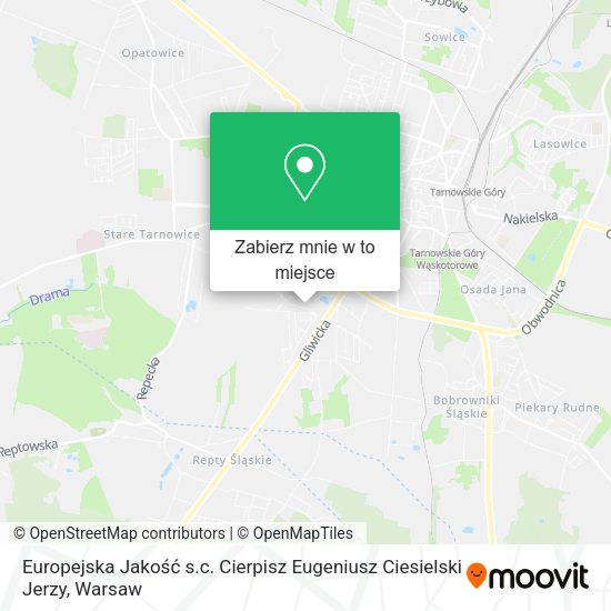 Mapa Europejska Jakość s.c. Cierpisz Eugeniusz Ciesielski Jerzy