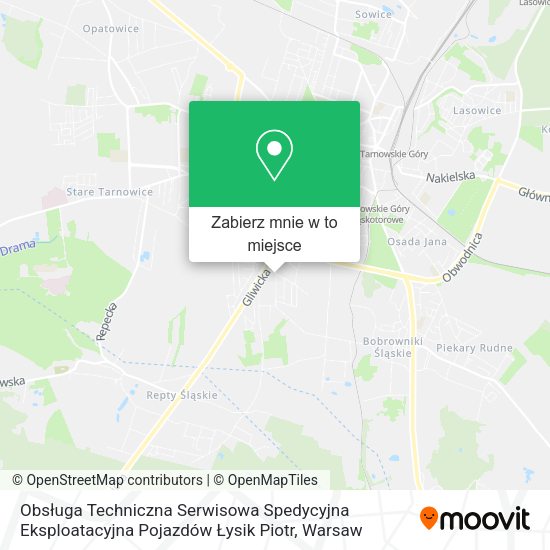 Mapa Obsługa Techniczna Serwisowa Spedycyjna Eksploatacyjna Pojazdów Łysik Piotr