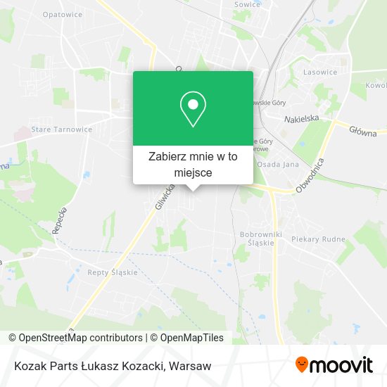 Mapa Kozak Parts Łukasz Kozacki