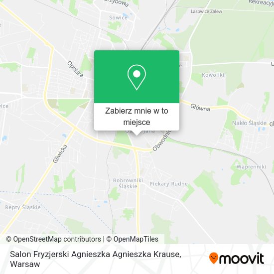 Mapa Salon Fryzjerski Agnieszka Agnieszka Krause