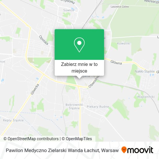 Mapa Pawilon Medyczno Zielarski Wanda Łachut