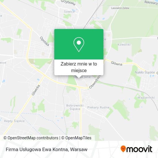 Mapa Firma Usługowa Ewa Kontna