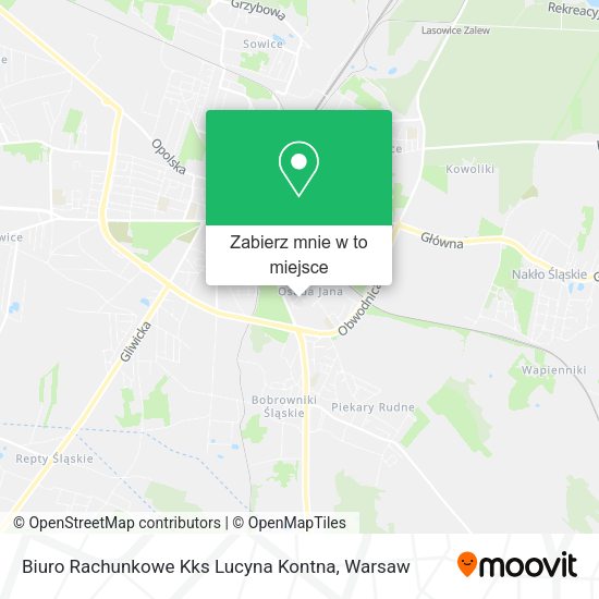 Mapa Biuro Rachunkowe Kks Lucyna Kontna