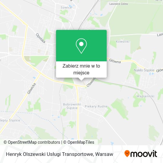 Mapa Henryk Olszewski Usługi Transportowe