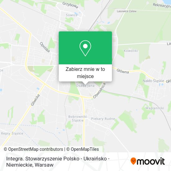 Mapa Integra. Stowarzyszenie Polsko - Ukraińsko - Niemieckie