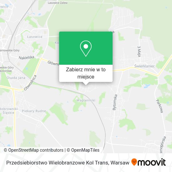 Mapa Przedsiebiorstwo Wielobranzowe Kol Trans