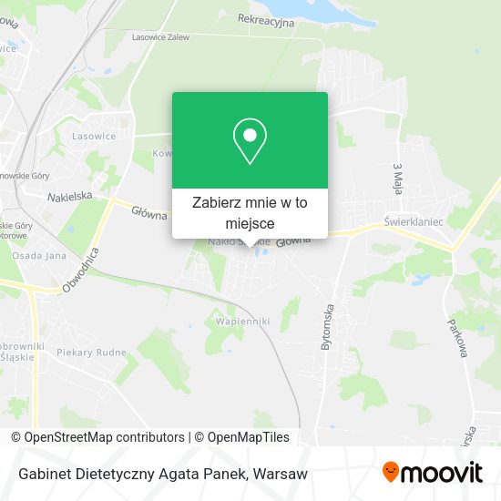 Mapa Gabinet Dietetyczny Agata Panek