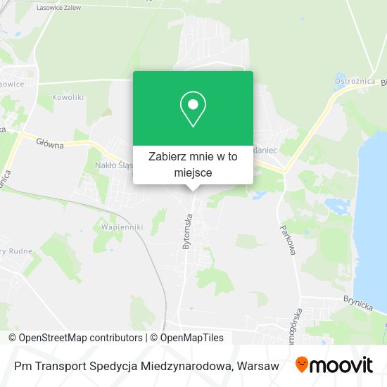 Mapa Pm Transport Spedycja Miedzynarodowa