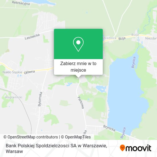 Mapa Bank Polskiej Spoldzielczosci SA w Warszawie