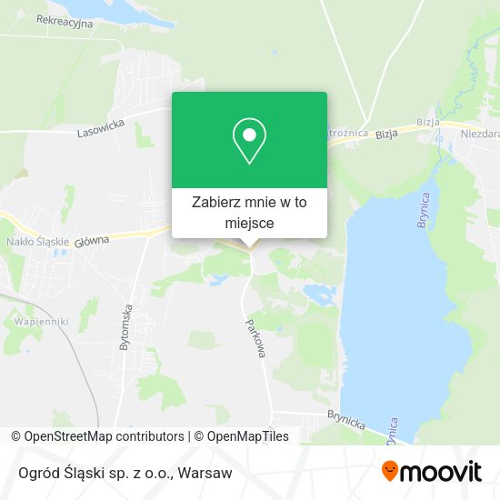 Mapa Ogród Śląski sp. z o.o.