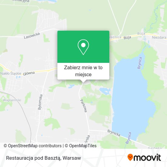 Mapa Restauracja pod Basztą