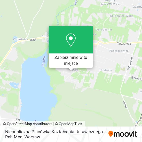 Mapa Niepubliczna Placówka Kształcenia Ustawicznego Reh-Med