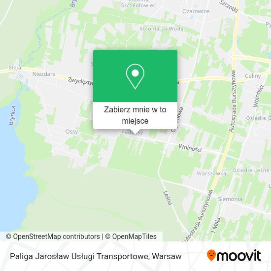 Mapa Paliga Jarosław Usługi Transportowe