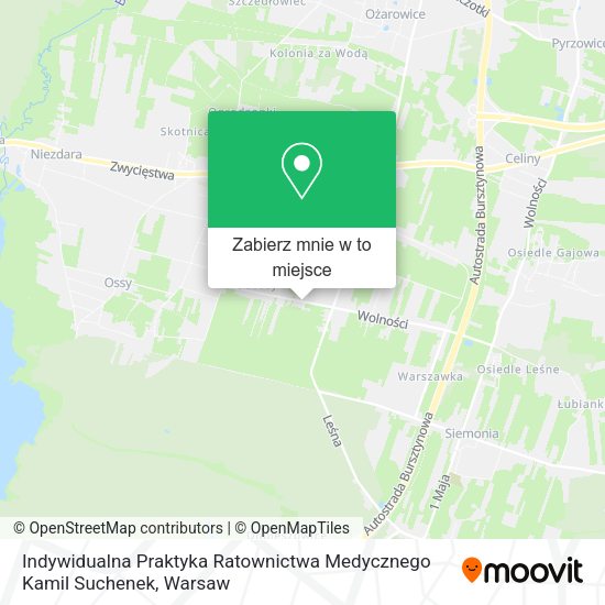 Mapa Indywidualna Praktyka Ratownictwa Medycznego Kamil Suchenek