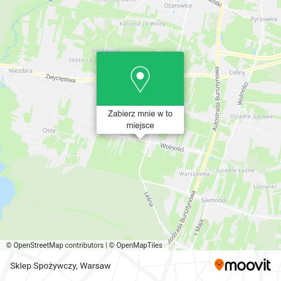 Mapa Sklep Spożywczy