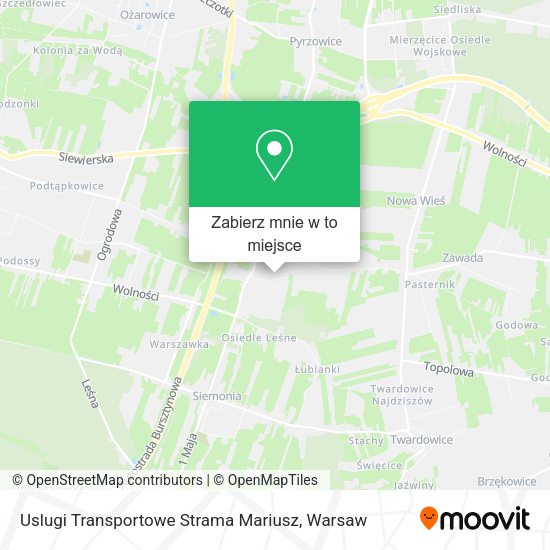 Mapa Uslugi Transportowe Strama Mariusz