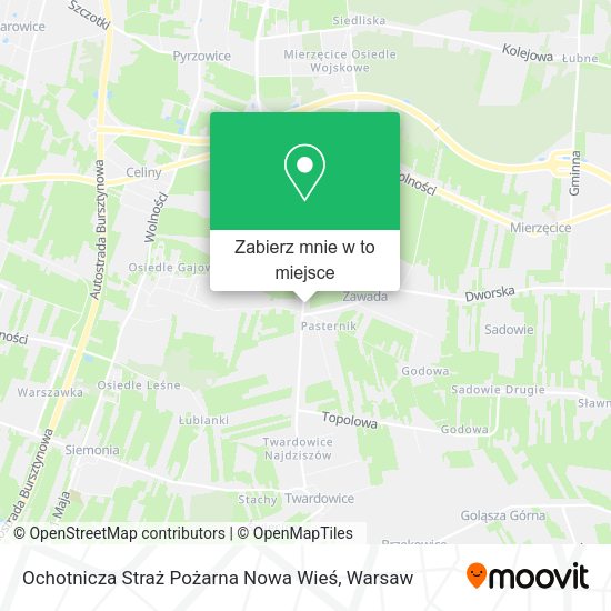 Mapa Ochotnicza Straż Pożarna Nowa Wieś