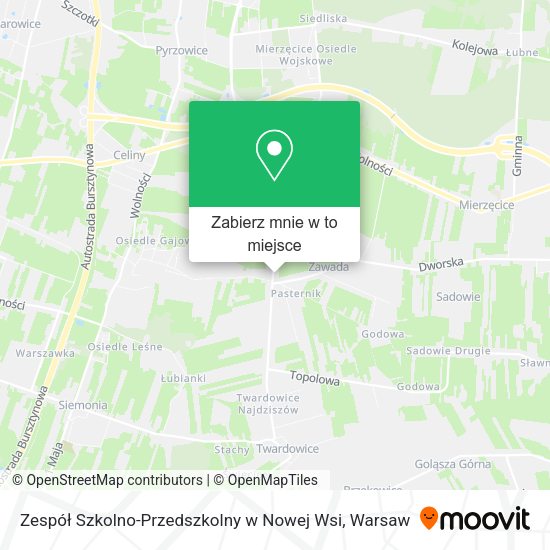 Mapa Zespół Szkolno-Przedszkolny w Nowej Wsi