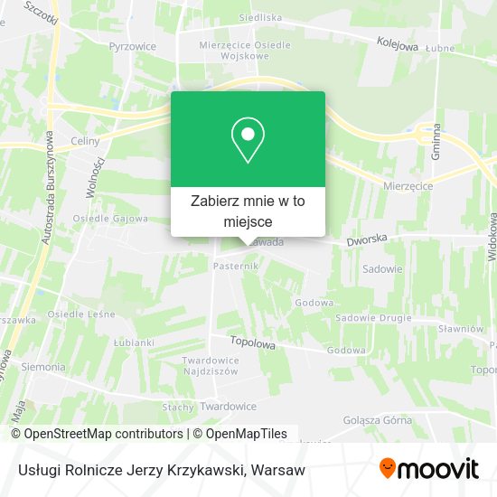 Mapa Usługi Rolnicze Jerzy Krzykawski