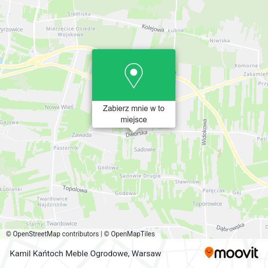 Mapa Kamil Kańtoch Meble Ogrodowe