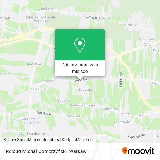 Mapa Relbud Michał Cembrzyński