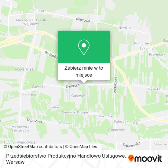 Mapa Przedsiebiorstwo Produkcyjno Handlowo Uslugowe