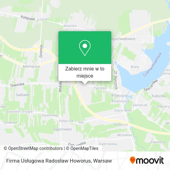 Mapa Firma Usługowa Radosław Howorus