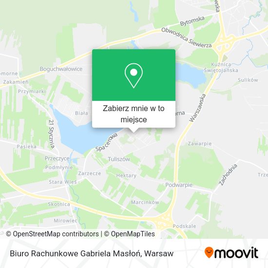 Mapa Biuro Rachunkowe Gabriela Masłoń