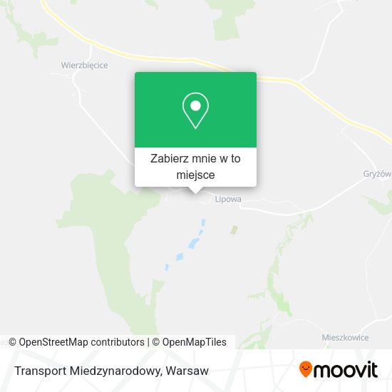 Mapa Transport Miedzynarodowy