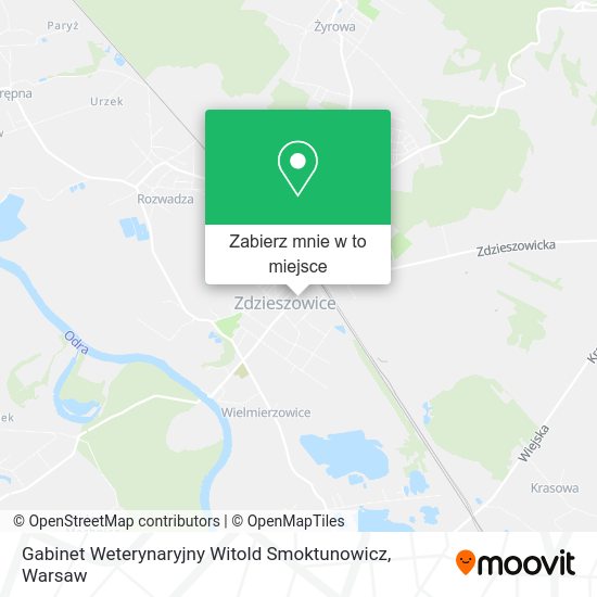 Mapa Gabinet Weterynaryjny Witold Smoktunowicz