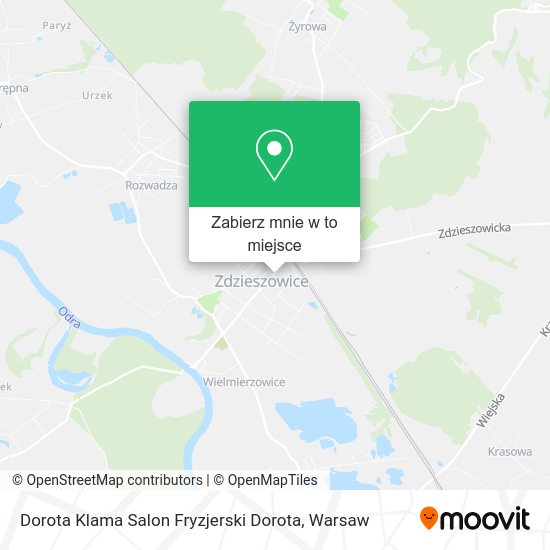 Mapa Dorota Klama Salon Fryzjerski Dorota