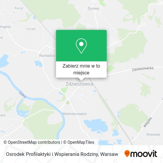 Mapa Osrodek Profilaktyki i Wspierania Rodziny