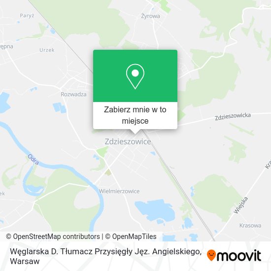 Mapa Węglarska D. Tłumacz Przysięgły Jęz. Angielskiego