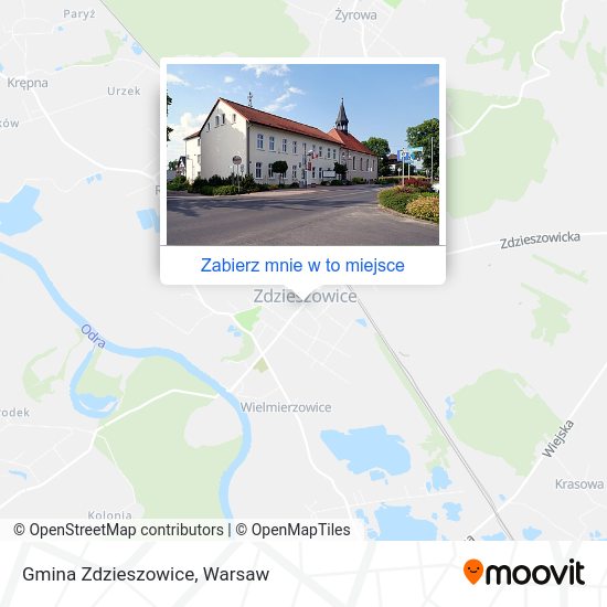 Mapa Gmina Zdzieszowice