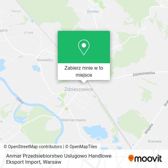 Mapa Anmar Przedsiebiorstwo Uslugowo Handlowe Eksport Import