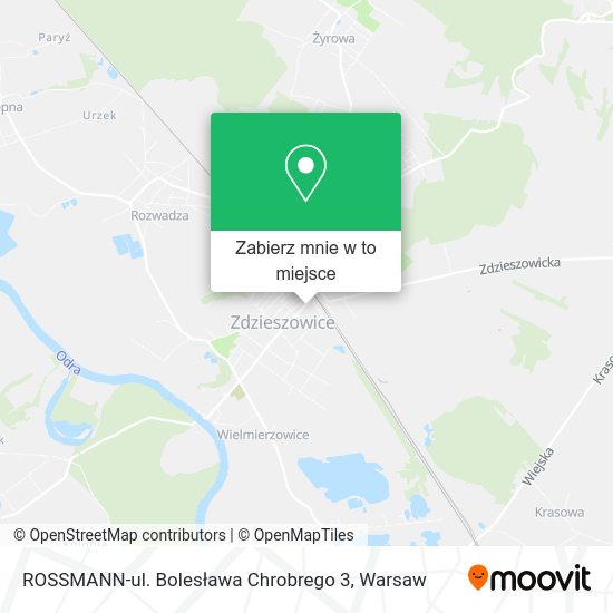 Mapa ROSSMANN-ul. Bolesława Chrobrego 3