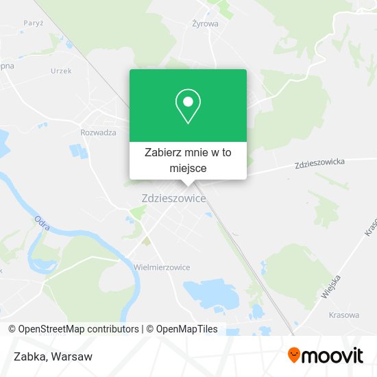 Mapa Zabka