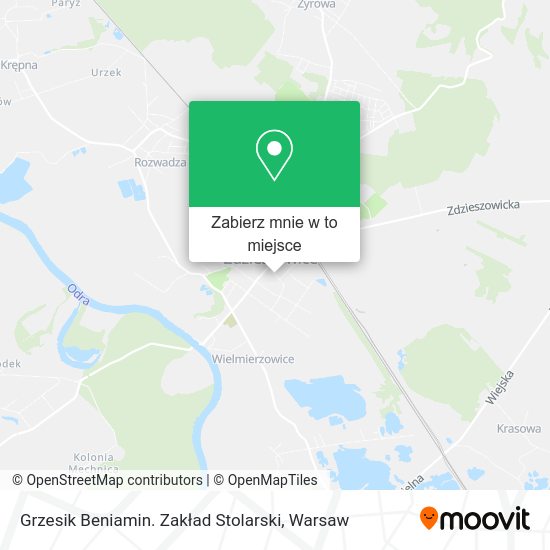 Mapa Grzesik Beniamin. Zakład Stolarski