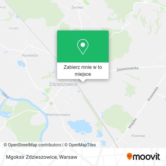 Mapa Mgoksir Zdzieszowice