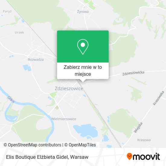 Mapa Elis Boutique Elżbieta Gidel