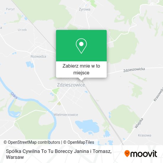 Mapa Spółka Cywilna To Tu Boreccy Janina i Tomasz